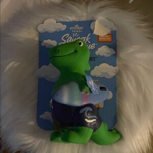 New Fringe Studio Green and Blue Reptile dog toy